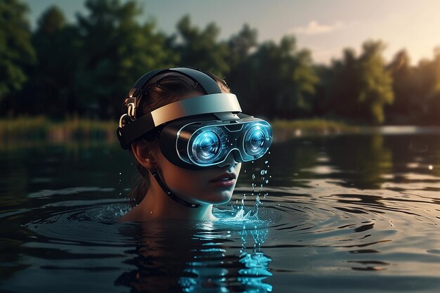 Exploring the Depths: Is Underwater AI Generation More Sustainable?